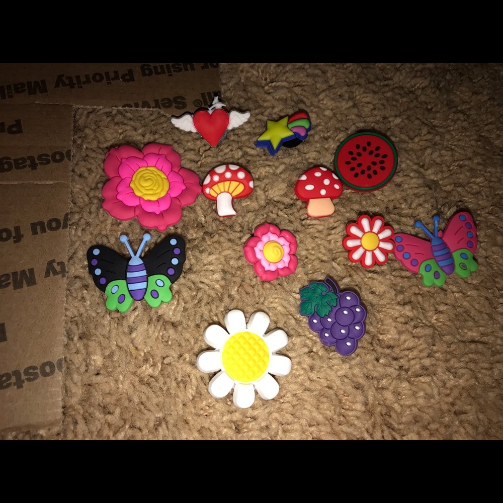 Girly Croc Charms, Jibbitz, Pins